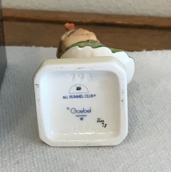 Herzlich willkommen forever yours vintage goebel Hummel 793 1994 - Picture 12 of 16